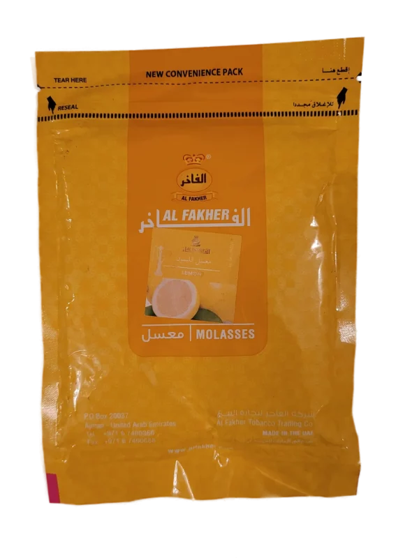 al fakher lemon molasses uae hookah tobacco